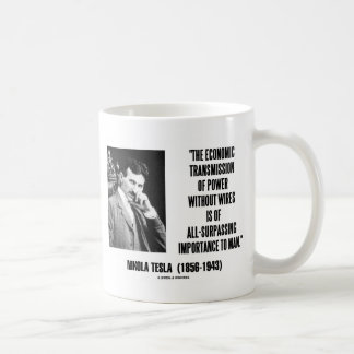 Mug Nikola Tesla Transmission Économique Du Pouvoir