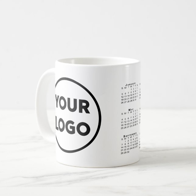 Mug N'Importe Quel Calendrier Shape Business Company L (Devant gauche)