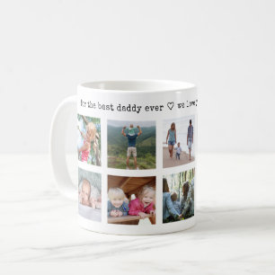 Mug N'Importe Quel Texte 10 Photo Collage Moderne Mini