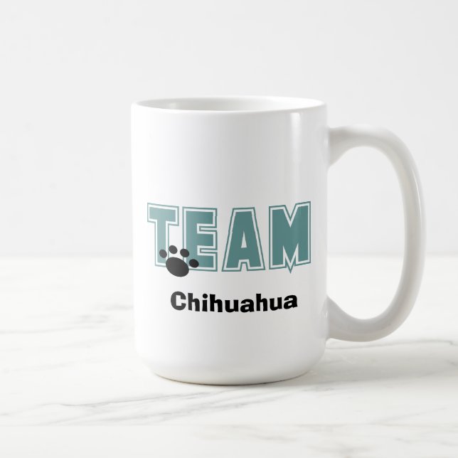 Mug N'Importe Quelle ÉQUIPE De Chiens De Race Coffee M (Droite)