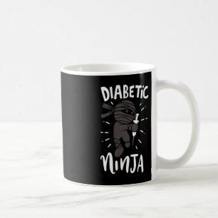 Mug Ninja diabétique Type 1 Diabète Docteur Diabète Aw