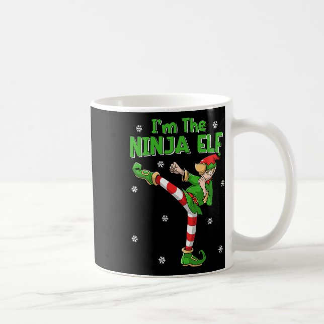Mug Ninja Elf Karate Taekwondo Martial Arts Mixed mart (Droite)
