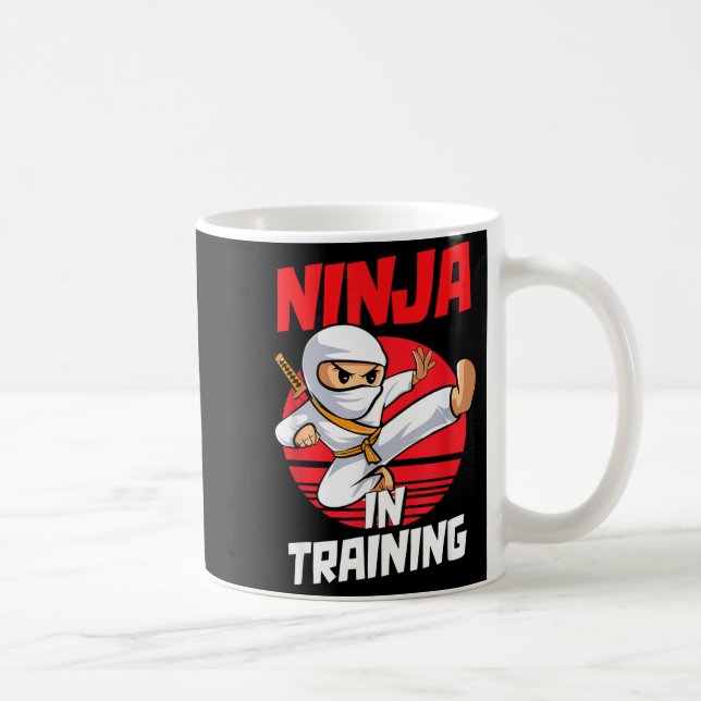 Mug Ninja In Training Costume Party Warrior Boys Girls (Droite)