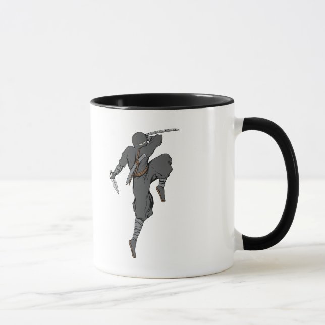 Mug Ninja ~ Ninjas 4 Martial Arts Warrior Imaginaire A (Droite)