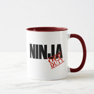 Mug Ninja qui n'est pas de service