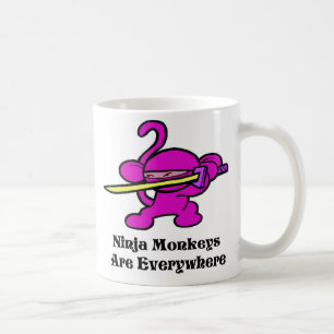 Mug Ninja rose sur la garde