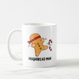 Mug Ninjabread Man Funny Gingerbread Pun