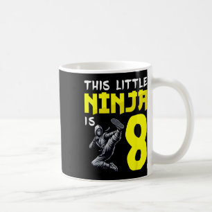 Mug Ninjas de kickboxing Ce petit ninja a 8 ans