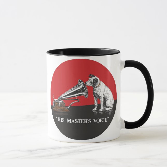 Mug Nipper le RCA Victor Sa voix de maître (Droite)