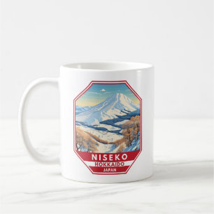 Mug Niseko Hokkaido Japon Hiver Art Vintage