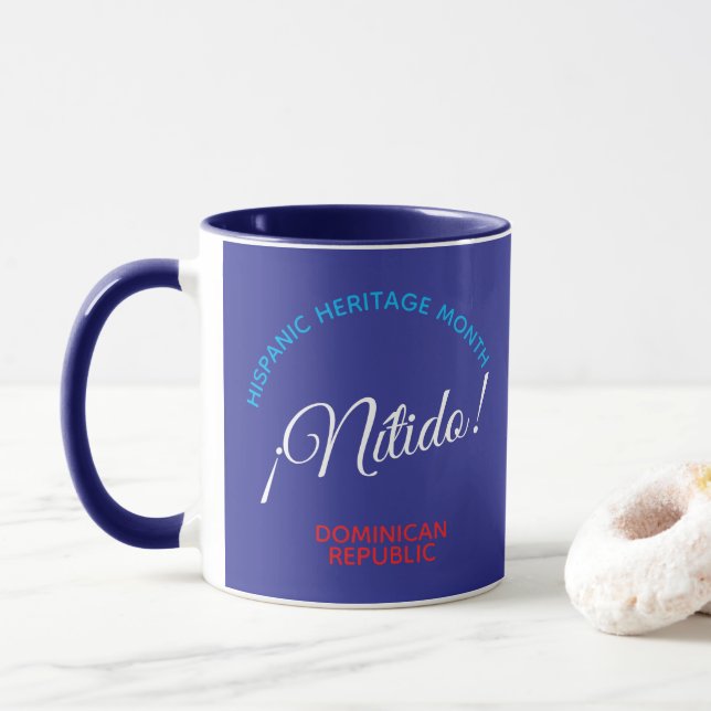 Mug Nitido ! République dominicaine (Avec donut)