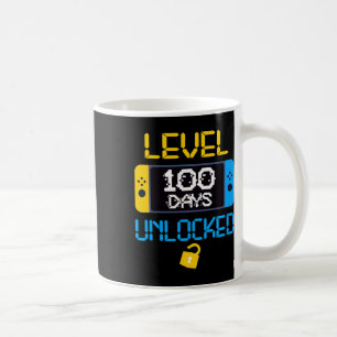 Mug Niveau 100 Jours De L'École Déverrouillé École Fun