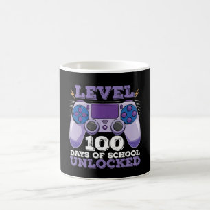Mug Niveau 100 Jours D'école Débloqué Joueur Jeux