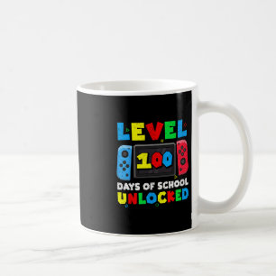 Mug Niveau 100 Jours d'école débloqués Gamer Boys Gami
