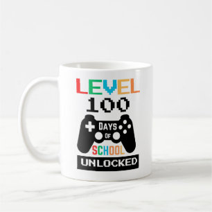 Mug Niveau 100 jours d'école déverrouillé