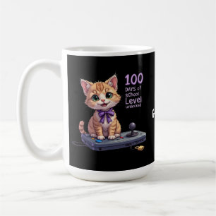 Mug Niveau 100 Jours d'école déverrouillée Célébrer