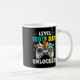 Mug Niveau 100e jour d'école débloqué vidéos jeu amusa