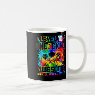 Mug Niveau 10 Débloqué Incroyable Anniversaire de Garç