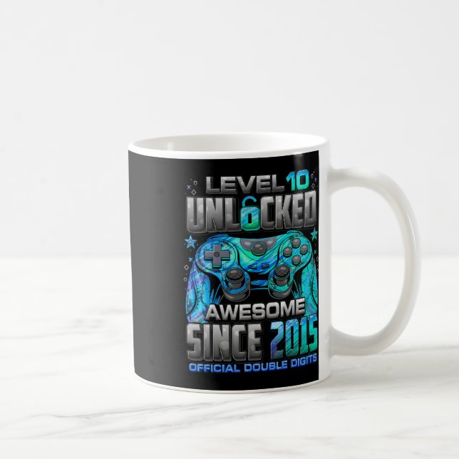 Mug Niveau 10 déverrouillé stupéfiant depuis 2015 10e  (Droite)