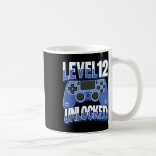 Mug Niveau 12 Débloqué Drôle de joueur vidéo 12ème Ann