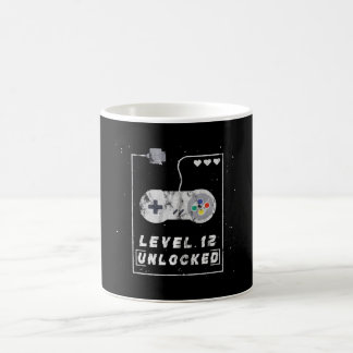 Mug Niveau 12 Déverrouillé 12e anniversaire