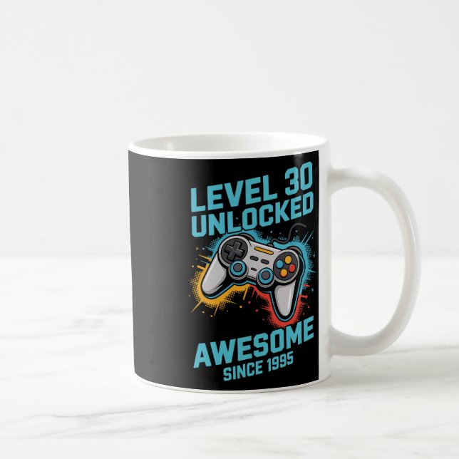 Mug Niveau 30 débloqué Joueur 30e anniversaire  (Droite)