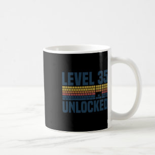 Mug Niveau 35 Débloqué 35e Anniversaire 35 Ans Vidéo