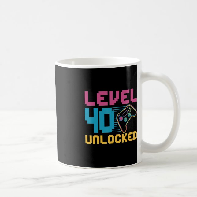 Mug Niveau 40 déverrouillé Jeu Anniversaire (Droite)