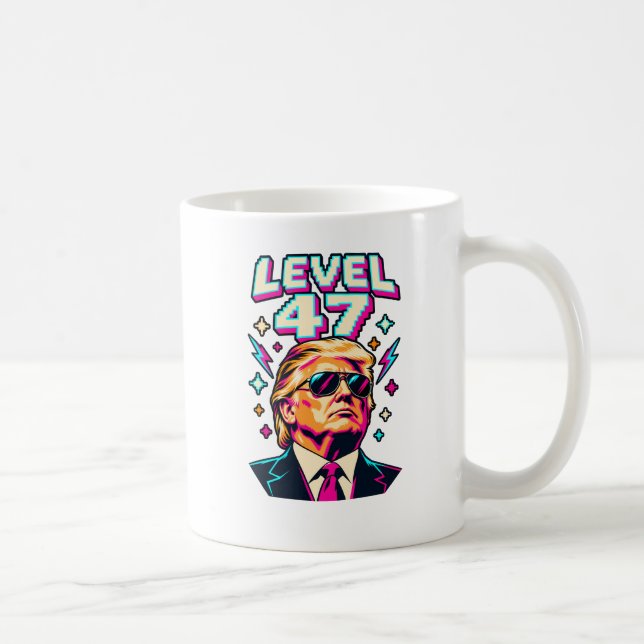 Mug Niveau 47 Arcade Néon (Droite)