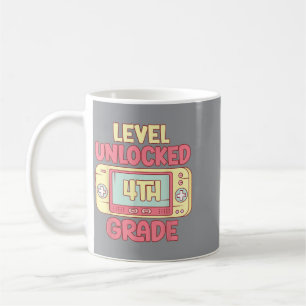 Mug Niveau 4e année débloqué Retour à l'école Premier