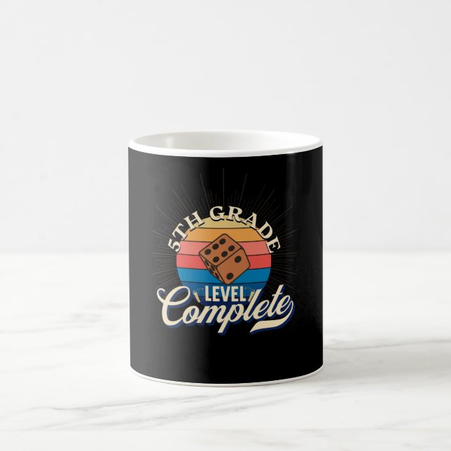 Mug Niveau 5e année Complet Gamer Classe Graduation (Centre)