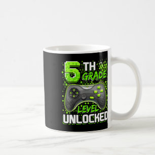 Mug Niveau 5e Débloqué Jeux Garçons Joueur Retour à