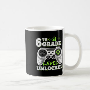 Mug Niveau 6e Débloqué Jeu Vidéo Rentrée Scolaire