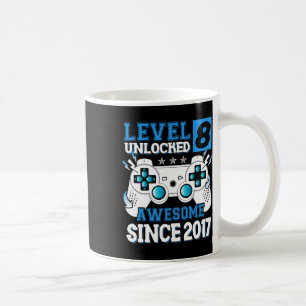 Mug Niveau 8 Débloqué Incroyable Depuis 2017 8ème Anni
