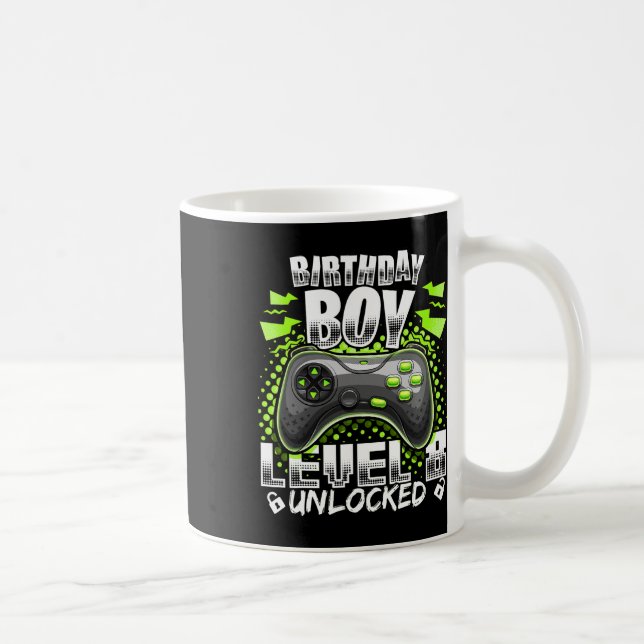 Mug Niveau 8 Débloqué Jeu Vidéo 8ème Anniversaire Game (Droite)