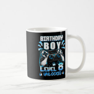 Mug Niveau 8 Débloqué Joueur de jeux vidéo 8e annivers