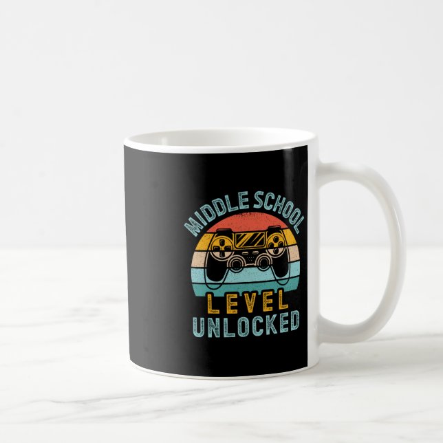 Mug Niveau collège débloqué jeu vidéo Ck à l'école (Droite)