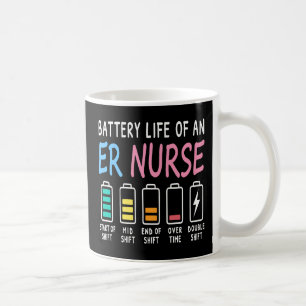 Mug Niveau de batterie d'un graphique d'humour d'infir