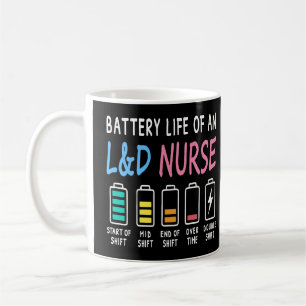 Mug Niveau de batterie d'un graphique d'humour d'infir