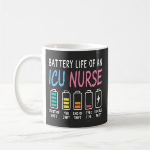 Mug Niveau de batterie d'un graphique d'humour d'infir
