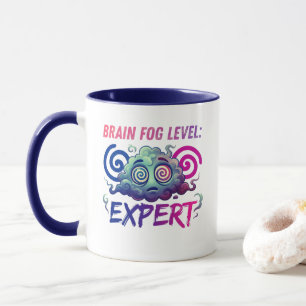 Mug Niveau de Brume Cérébrale : Expert – L'humour de l