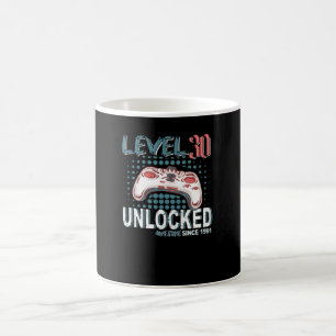 Mug Niveau de contrôleur du gamer 30 déverrouillé