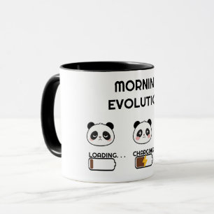 Mug Niveau de humeur Kawaii Panda Progression Art de d