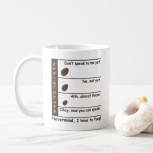 Mug Niveau d'humeur des amateurs de café - Personnalis
