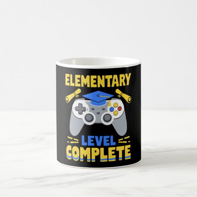 Mug Niveau élémentaire Complet Jeu Gamer Graduation (Centre)