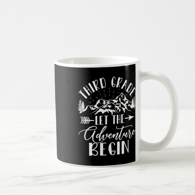 Mug Niveau Laisser l'aventure commencer premier jour 3 (Droite)