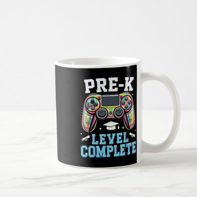Mug Niveau pré-maternelle terminé Dernier jour d'école (Droite)