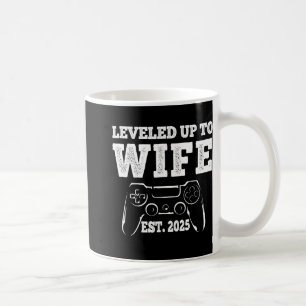 Mug Niveau Supérieur Épouse 2025 Drôle Juste Marié Jou