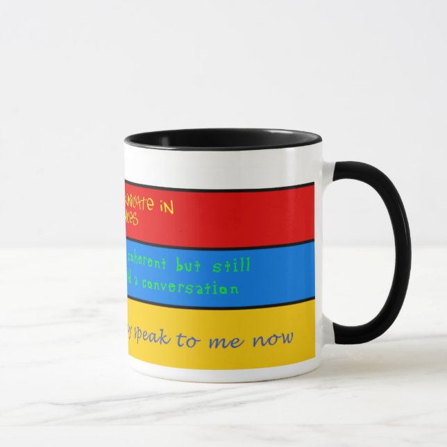 Mug Niveaux de cohérence (Droite)