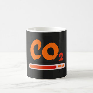 Mug Niveaux élevés de pollution par le dioxyde de carb